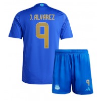 Argentina Julian Alvarez #9 Gostujuci Dres za djecu Copa America 2024 Kratak Rukav (+ Kratke hlače)